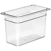 Olmecs Polycarbonate Clear 1/3 One Third Size Food Pan-8 (32.5x17.6x20 Cms)